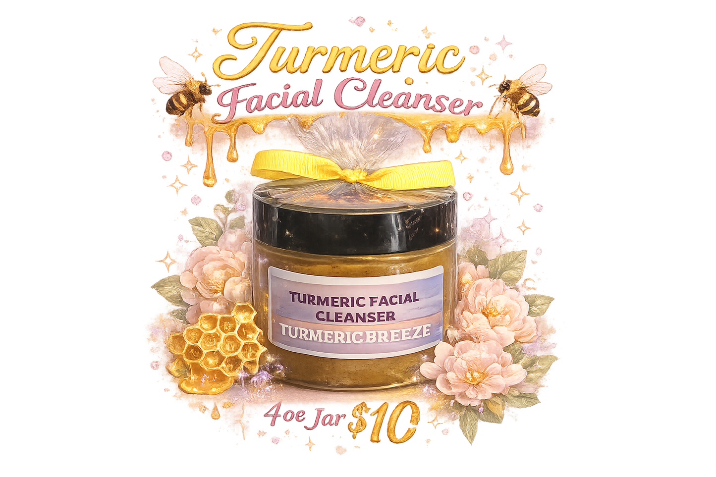 4 oz Turmeric Facial Cleanser