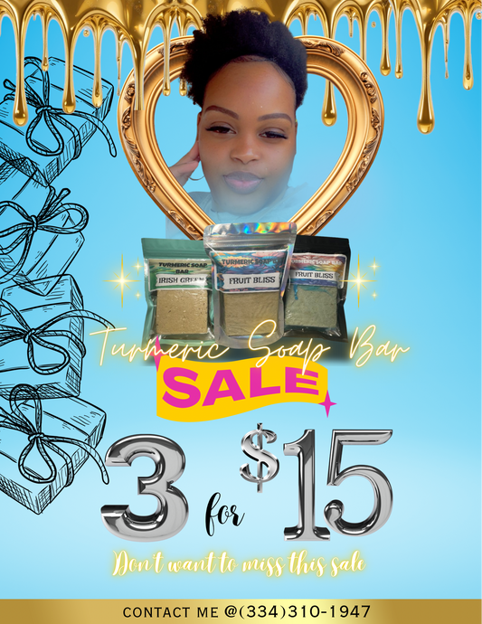 Turmeric Soap Bars 3-$15
